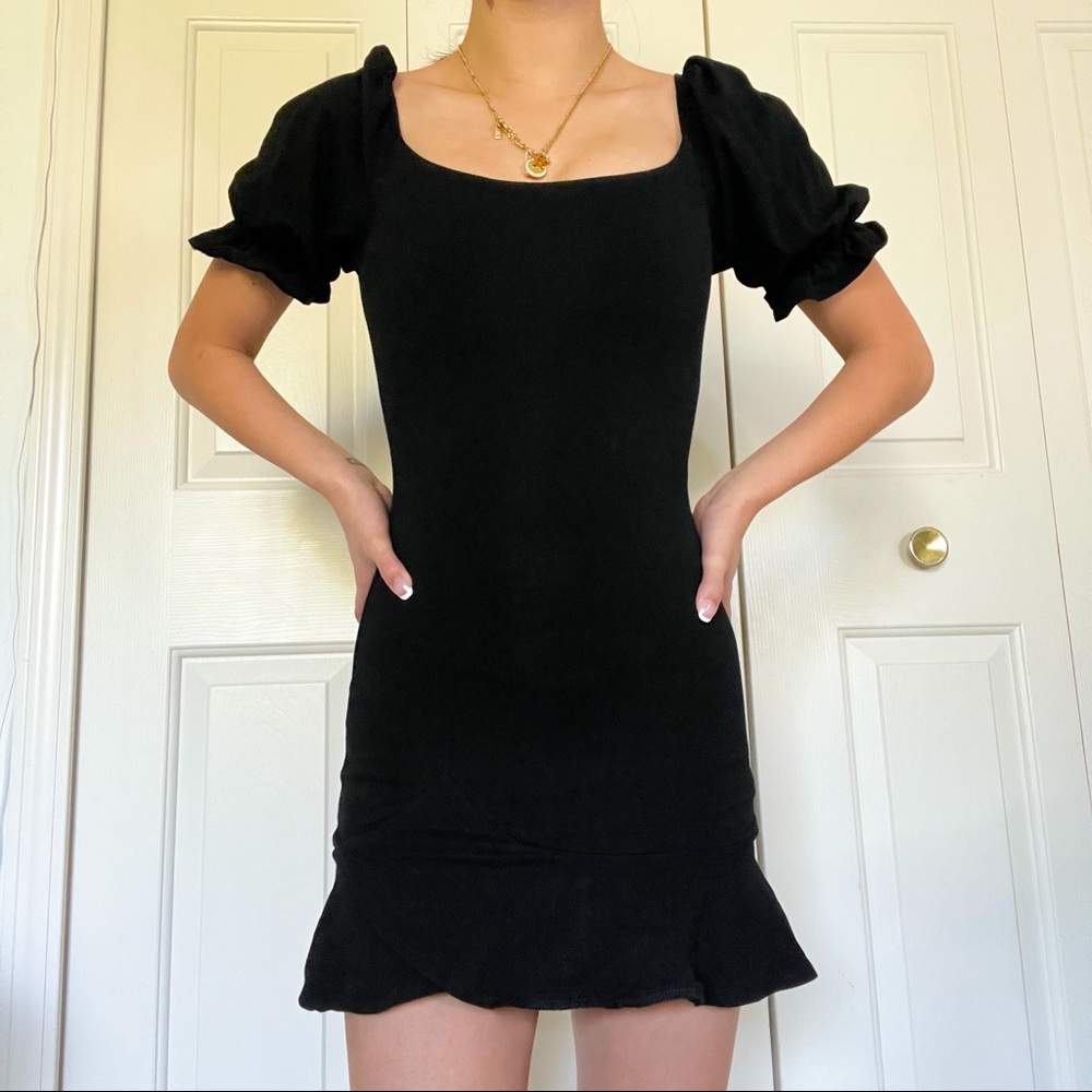 Princess Polly - Precious Thing Mini Dress in Black Sz 0 EUC